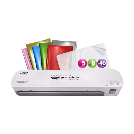 [OFF-GEKO] LAMINADORA GEKO DOBLE CARTA 8 MIL 2 RODILLOS