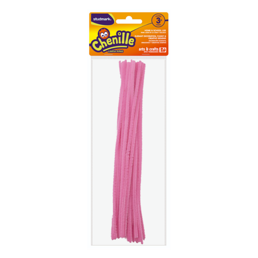LIMPIA PIPA 6MM (40 PZS) ROSADO