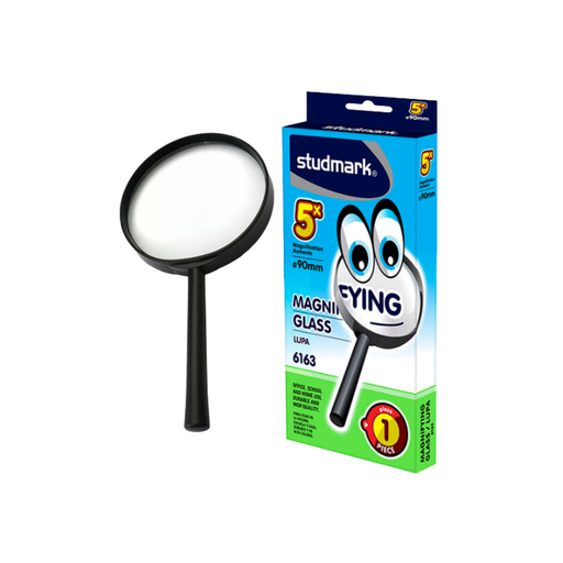 LUPA ESCOLAR PLASTICA 90MM 5X STUDMARK