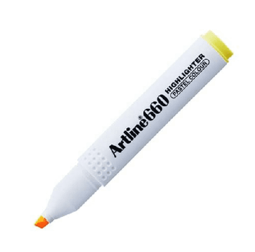 MARCADOR FOSFORESCENTE ARTLINE 660 AMARILLO