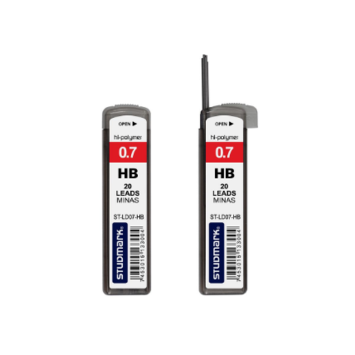 MINAS 0.7MM HB STUDMARK (12UDS)