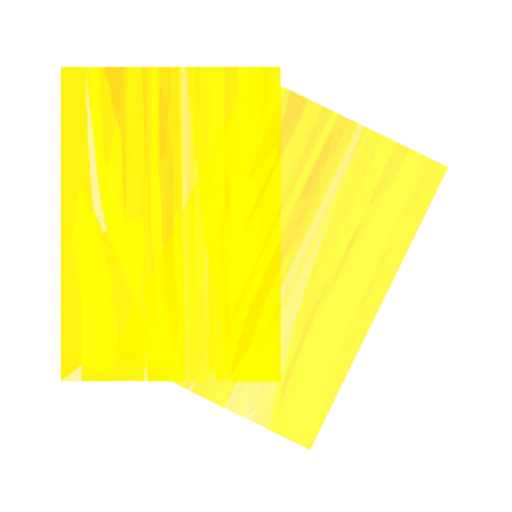 PAPEL CELOFAN PLIEGO AMARILLO 22 GRM 90X100 CM (PAQUETE 25)