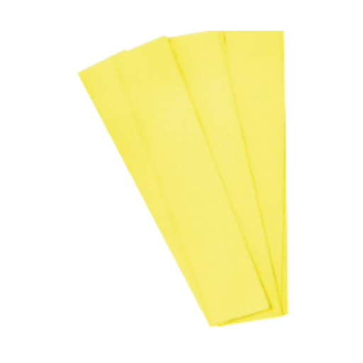 [OFF-80AM] PAPEL CREPE AMARILLO OSC 50 X 200cm (PAQ 10)