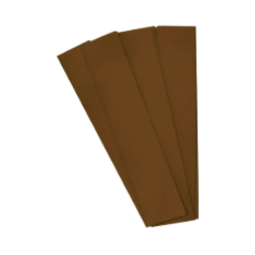 [OFF-80CA] PAPEL CREPE CAFE 50 X 200cm (PAQ 10)