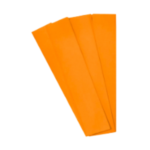 [OFF-80NA] PAPEL CREPE NARANJA 50 X 200cm (PAQ 10)