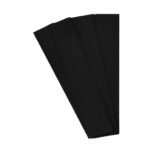 [OFF-80N] PAPEL CREPE NEGRO 50 X 200cm (PAQ 10)