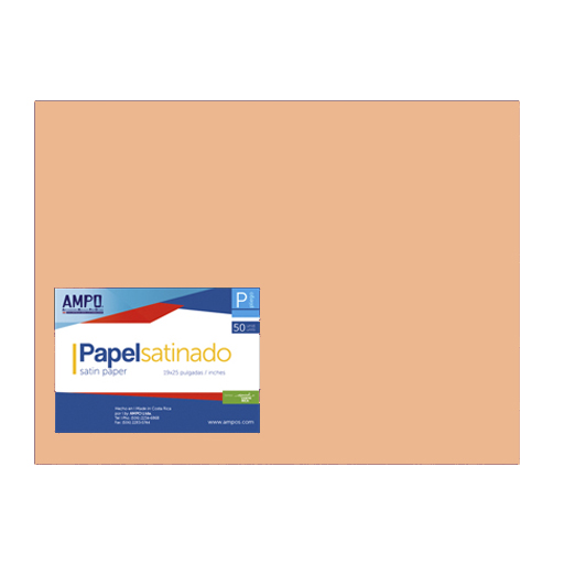 [OFF-PS-DZ] PAPEL SATINADO DURAZNO (PAQ 50)