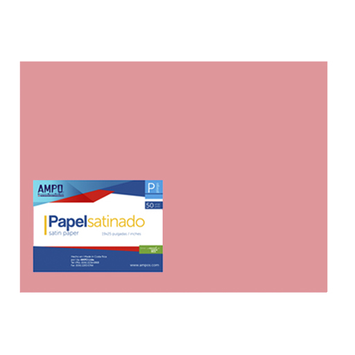 [OFF-PS-FO] PAPEL SATINADO ROSADO OSC (PAQ 50)