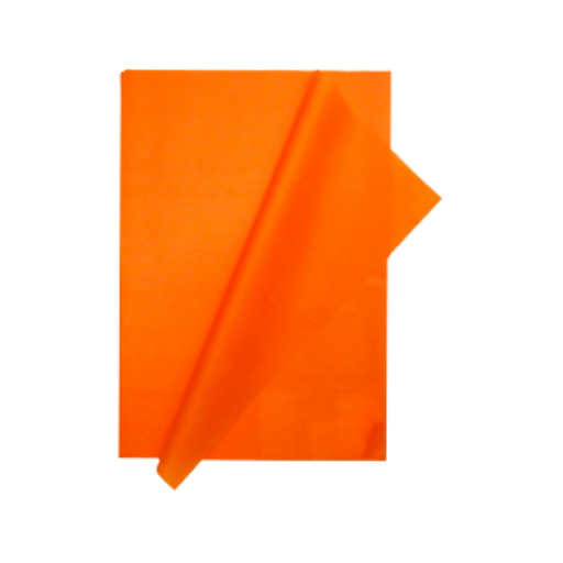 [OFF-81NA] PAPEL SEDA NARANJA 50 X 70 CM. 17 grs 50 H
