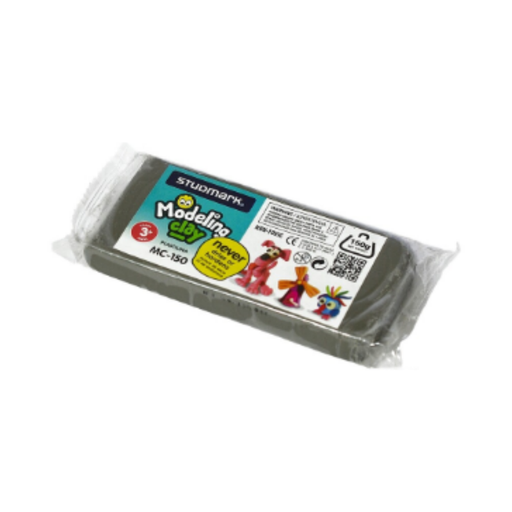 [OFF-ST-MC-150-N] PLASTILINA BARRA 150G GRIS STUDMARK
