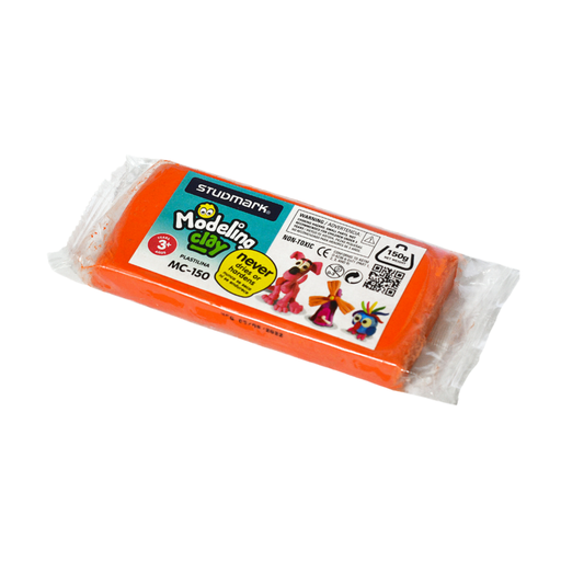 [OFF-ST-MC-150-F] PLASTILINA BARRA 150G NARANJA