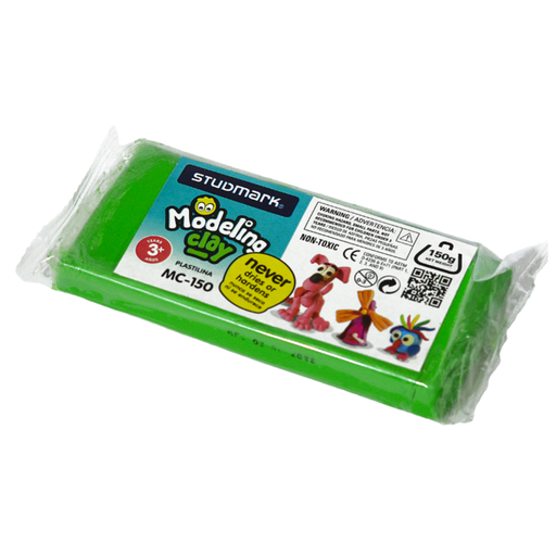 PLASTILINA BARRA 150G VERDE LIMON STUDMARK