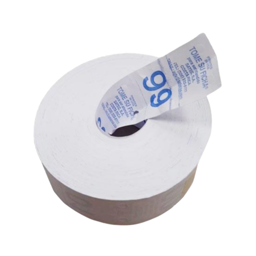 [OFF-21853] ROLLO FICHERO TAKE A TOP 1500 FICHAS 2 DIG AZUL UNIDAD