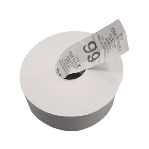 ROLLO FICHERO TAKE A TOP 1500 FICHAS 2 DIG NEGRO UNIDAD