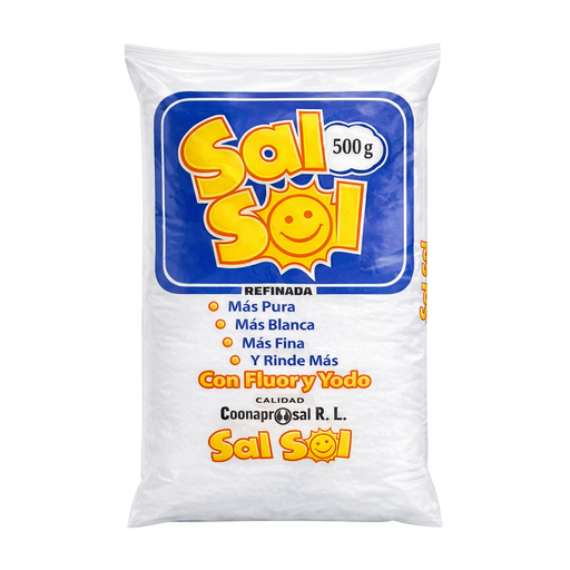 SAL SOLAR REFINADA 500GRS