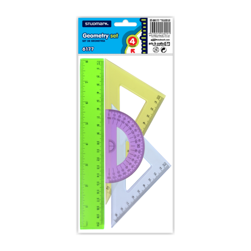 SET DE GEOMETRIA DE 20 CM COLOR STUDMARK
