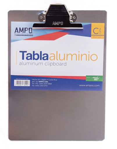 TABLA ALUMINIO T/CARTA AMPO