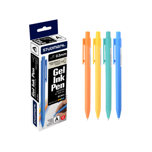 BOLIGRAFO 0.5MM GEL RETRACTIL NEGRO 12UDS STUDMARK