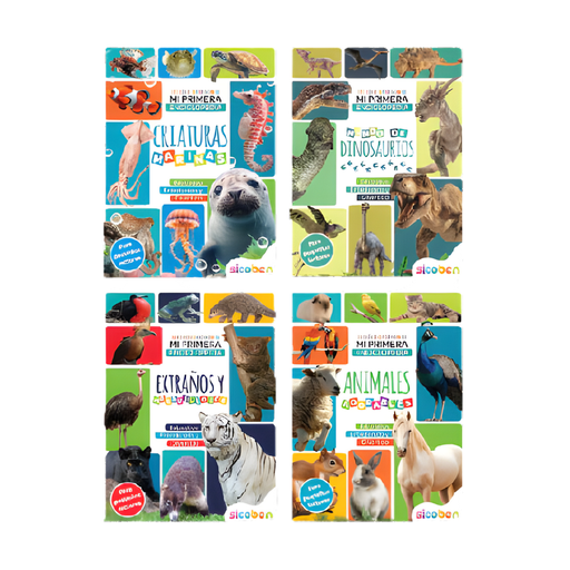 COLECCIÓN INCREIBLES CONOCIMIENTOS EXTRAÑOS ANIMALES/DINOSAURIOS/ANIMALES ADORABLES/CRIATURAS MARINAS SICOBEN