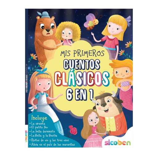 CUENTOS CLASICOS LIBRO 96PAG 6 CUENTOS SICOBEN