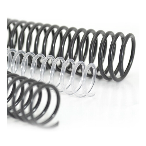 RESORTE ESPIRAL PLAST 5/16 TRANSP 8MM 100UDS STUDMARK