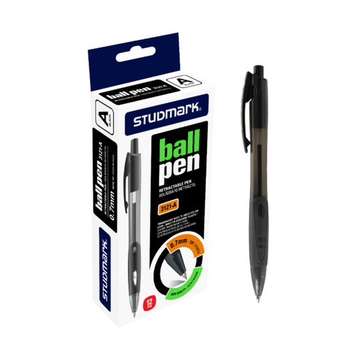BOLIGRAFO STUDMARK RETRACTIL NEGRO (CJ 12)