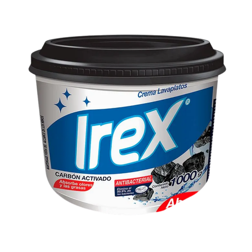 [OFF-CLICA1] CREMA LAVAPLATOS IREX CARBON ACTIVADO 1 KG