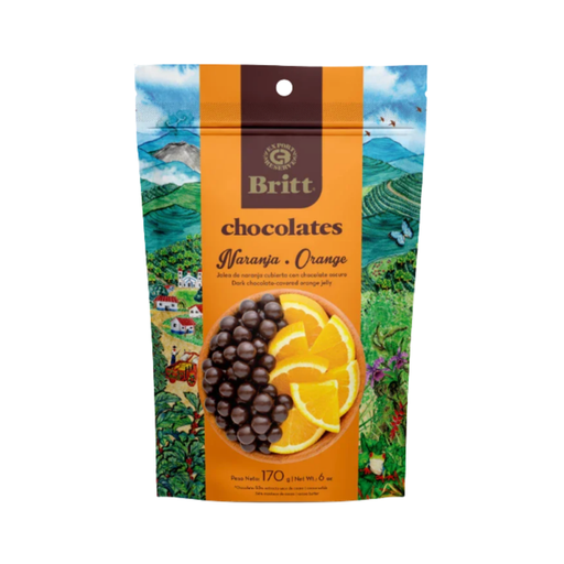[OFF-14667] CHOCOLATE BRITT NARANJA DOYPACK 170 G
