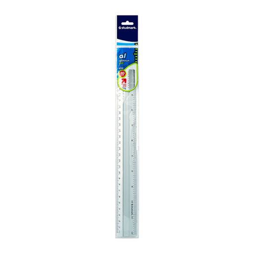 REGLA DE ALUMINIO 30CM STUDMARK 12"