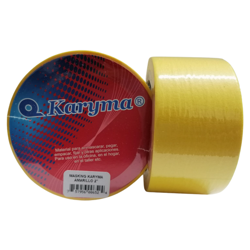 MASKING TAPE 2 KARYMA AMARILLO 48MM X 25 MTS