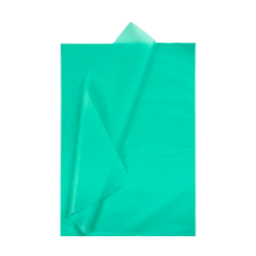 [OFF-T80-09] PAPEL SEDA TURQUESA 17GRS 50.8X66CM 100P