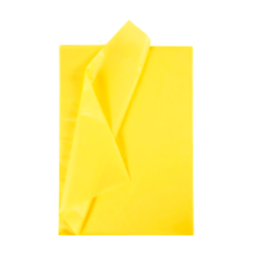 PAPEL SEDA AMARILLO FUERTE 17GRS 50.8X66CM 100P