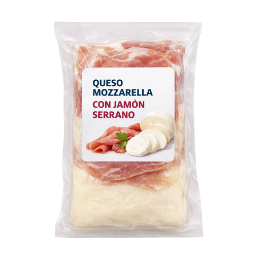 [OFF-QMS750] QUESO MOZARELLA CON JAMON SERRANO