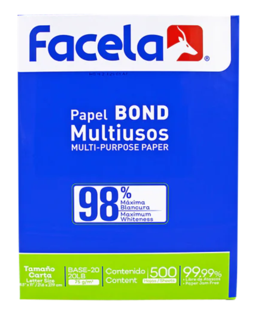 [OFF-RTLF] RESMA PAPEL BOND FACELA T/LEGAL 8.5x13" 75GRS