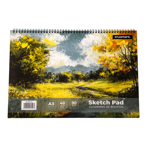 [OFF-ST-PAD-19] CUADERNO DE DIBUJO A3 HORIZONTAL 40H 90G