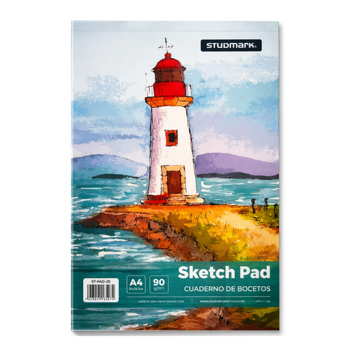 [OFF-ST-PAD-20] CUADERNO DE DIBUJO A4 VERTICAL 40H 90G