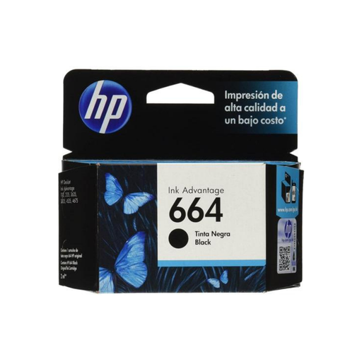 CARTUCHO HP NEGRO #664 F6V29AI