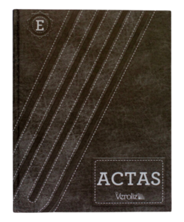 [OFF-FV-300] ACTAS 300 FOLIOS VEROLIZ CUADERNO COSIDO