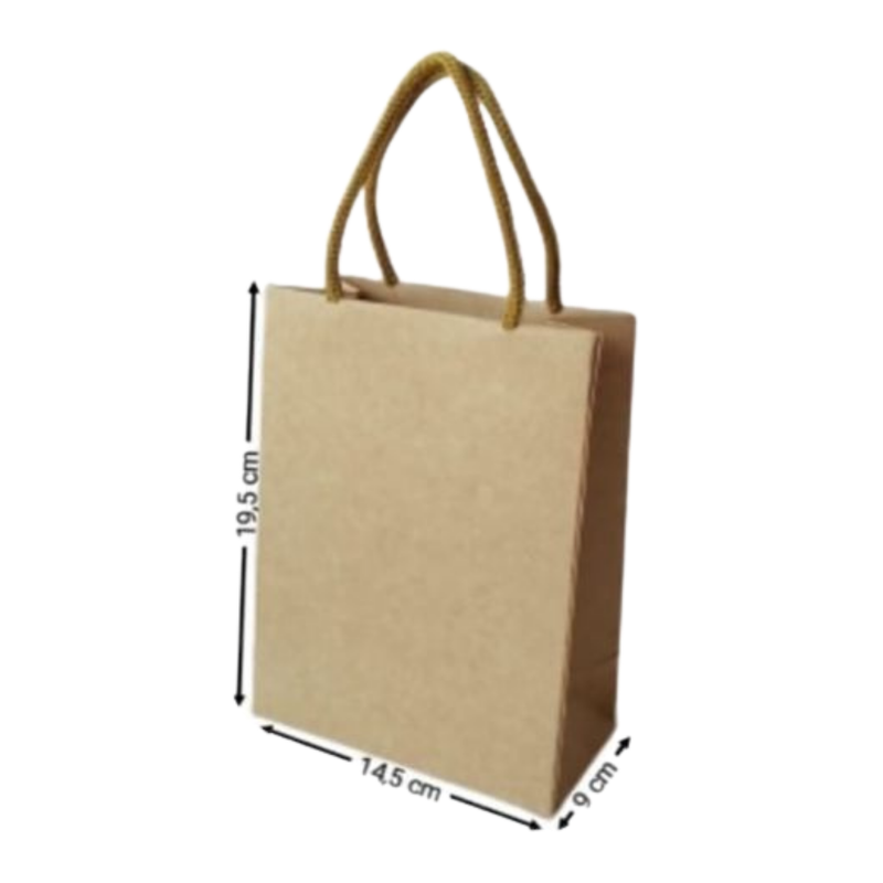 [OFF-BK-1003] BOLSA KRAFT VERTICAL #1003 19,5X14,5X9CM  (PAQ 12)