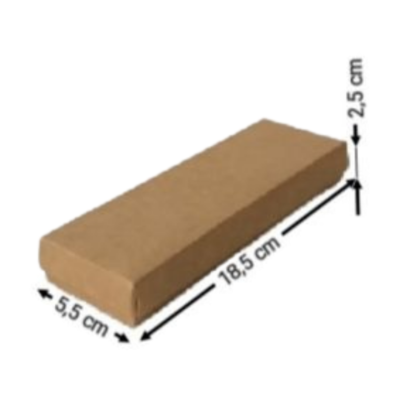 [OFF-CK-2021] CAJA KRAFT #2021 18,5X5,5X2,5CM (PAQ 12)