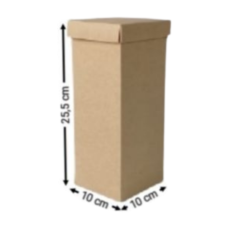 [OFF-CK-2046] CAJA KRAFT P/PERFUME #2046 25,5X10X10CM (PAQ 12)