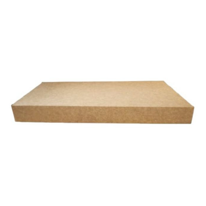 CAJA KRAFT RECTANGULAR #2073 42X20X4CM (PAQ 12)