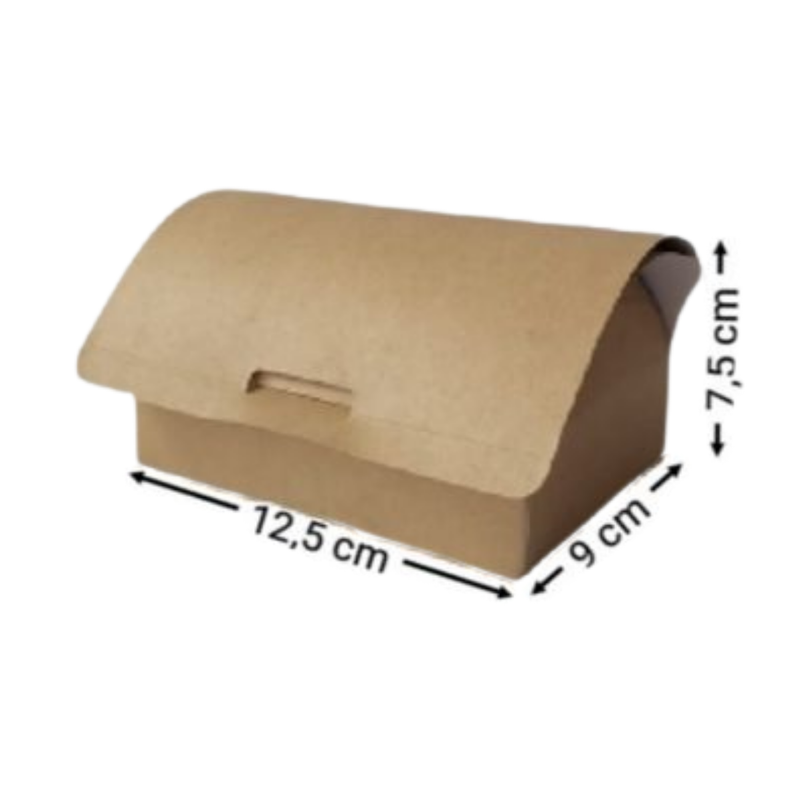 [OFF-CK-4007] CAJA KRAFT BAUL #4007 12,5X7,5X9CM (PAQ 12)