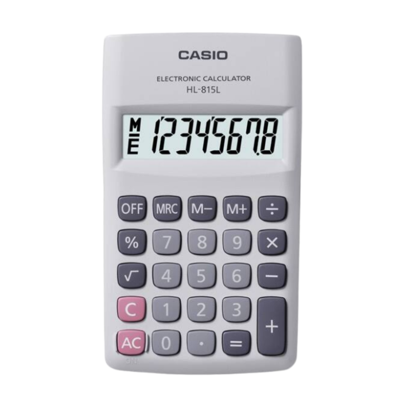 [OFF-91400] CALCULADORA BOLSILLO BLANCA CASIO 8 DIGITOS HL-815L-WE