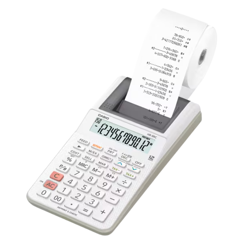 [OFF-99581] SUMADORA CASIO HR-8RC-WE