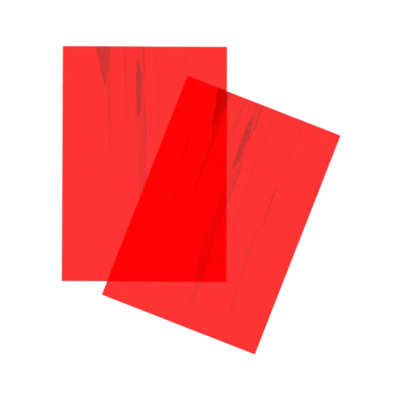 [OFF-PC-R] PAPEL CELOFAN ROJO 22 GRM 90X100 CM (PAQUETE 25)
