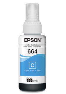TINTA 664 CYAN EPSON BOTELLA L110-L210-L350-L355-L555