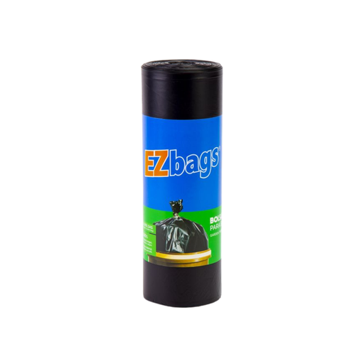 EZBAGS ROLLO BASURA NEGRA JARDIN 21 UNIDADES