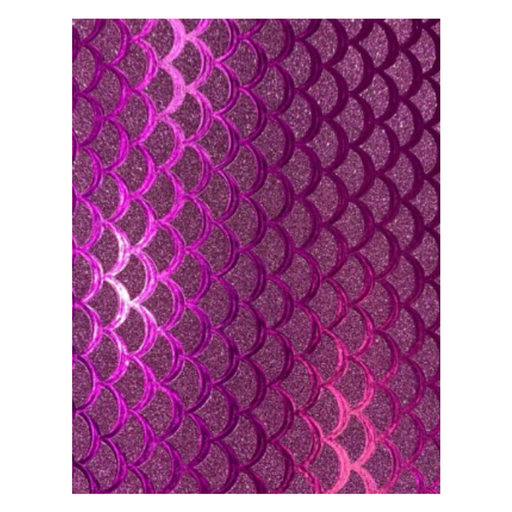 FOAM BRILLANTE T/CARTA ESCAMAS SIRENA MAGENTA 10H