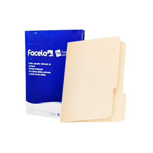 [OFF-PT-16827] FOLDER MANILA FACELA T/CARTA (CJ 100)